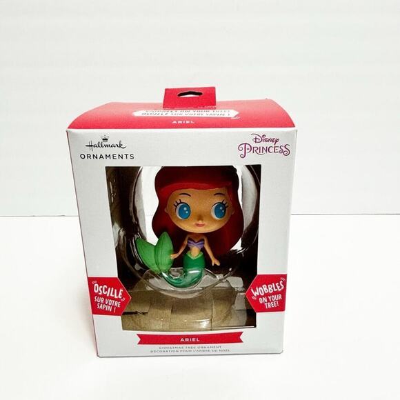 HALLMARK DISNEY LITTLE MERMAID ARIEL WOBBLE CHRISTMAS ORNAMENT BRAND NEW - Picture 2 of 4